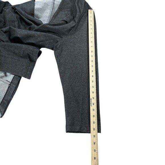 J Jill Jacket Womens XL Gray V Neck Button Pocket WEAREVER Artsy Boho Lagenlook - Picture 8 of 15